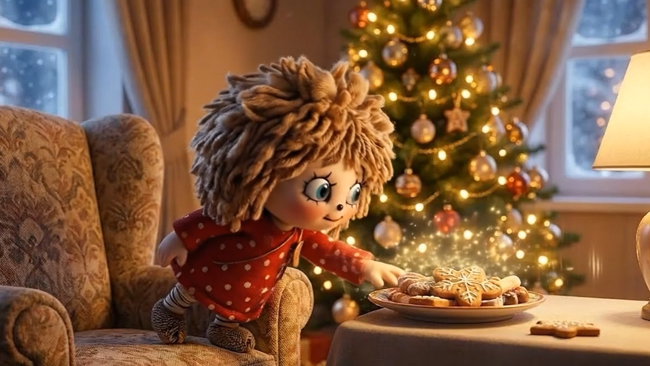 Ролик для новогоднего театрализованного представления «Приключения домовенка Кузи»